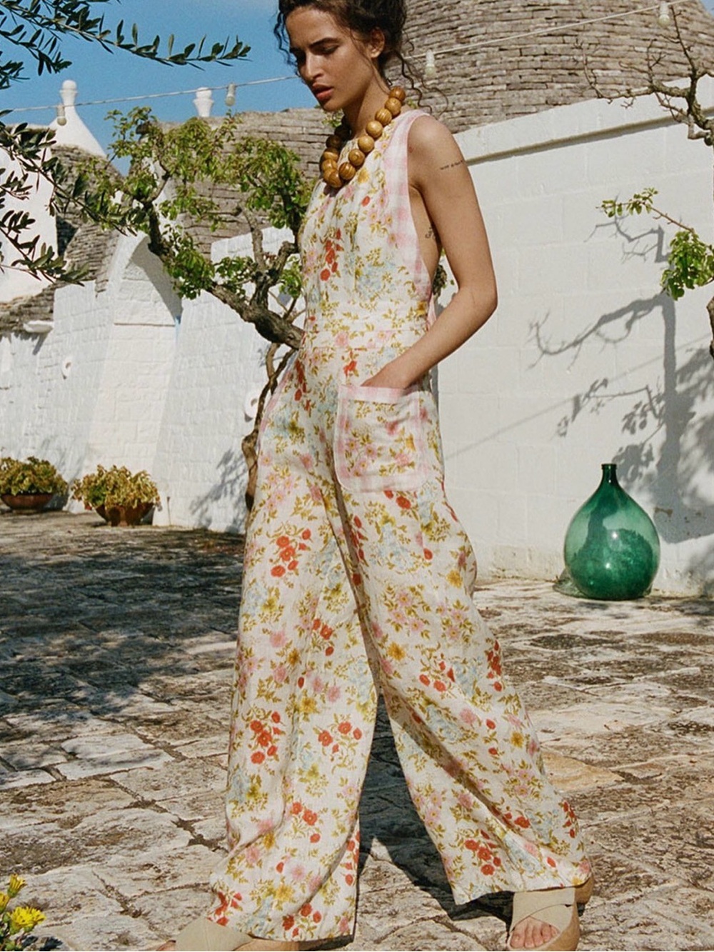 SPELL FLORA JUMPSUIT (XL)